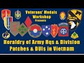 Gambar cover Vietnam Army Headquarters and Combat Divisions Patches and Unit Crest Heraldry and Meaning.