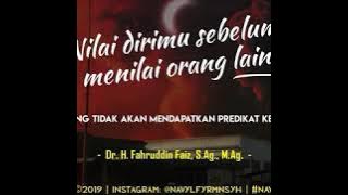 Status wa Dr. H. Fahruddin Faiz - Menilai orang lain