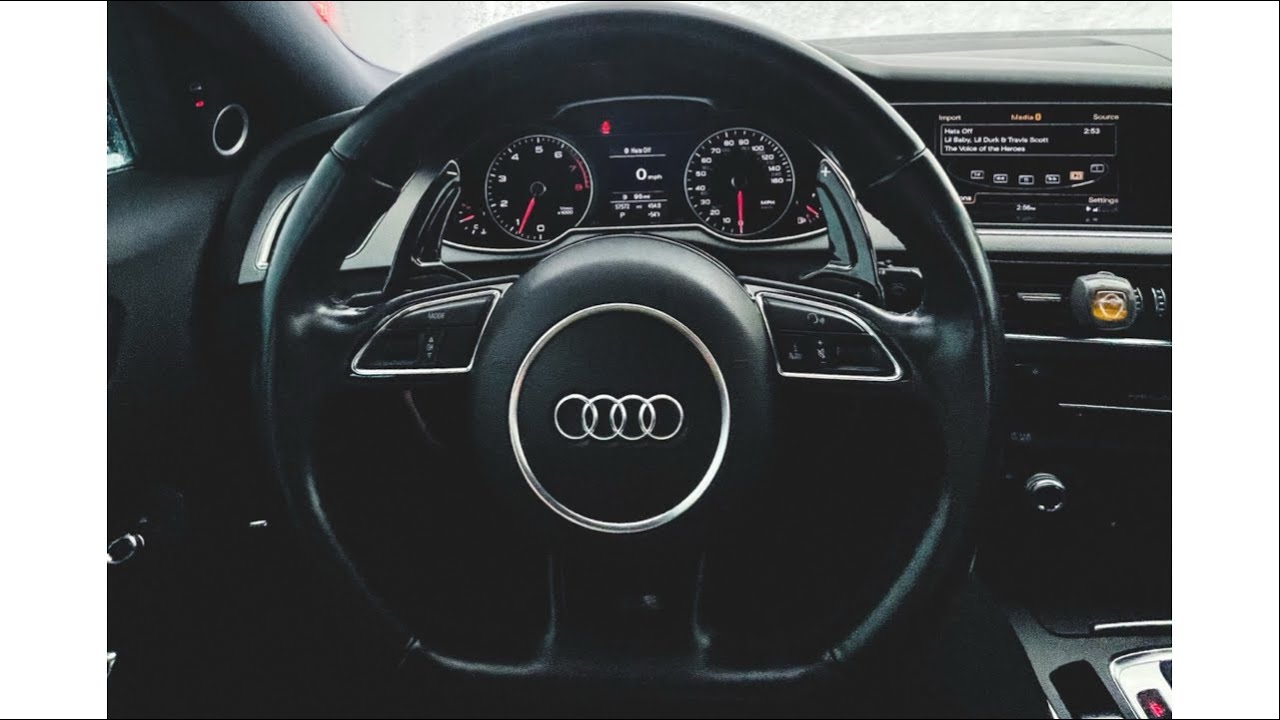 NEW PADDLE SHIFTERS ON MY AUDI A4! YouTube