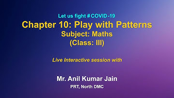 Live Interaction on PM eVidya: Play with Patterns