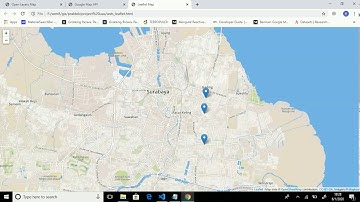 Tutorial Pembuatan Web menampilkan Peta dengan Open Layers, Google Maps API, dan Leaflet