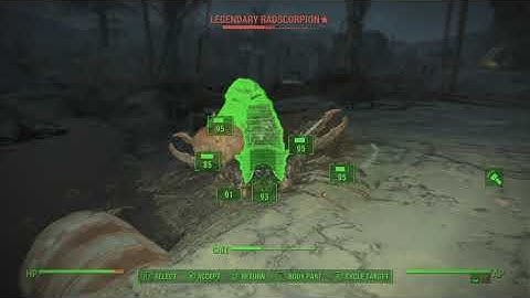 Fallout 4 - Taking Down the Legendary Radscorpion
