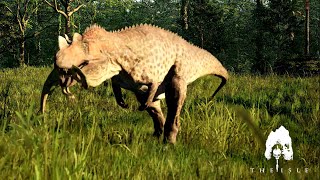 Ceratosaurus thrash and chuff animations, Diabloceratops turn animation | THE ISLE EVRIMA NEWS