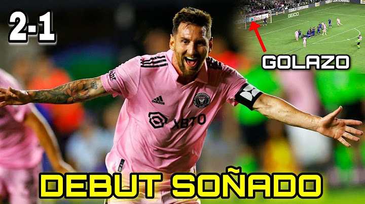 🚨 GOLAZO INFERNAL de MESSI en su DEBUT con INTER MIAMI 💥 IMPRESIONANTE tiro libre para el triunfo 🤩