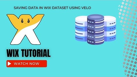 How to save data in a Wix collection or dataset in Wix using Velo