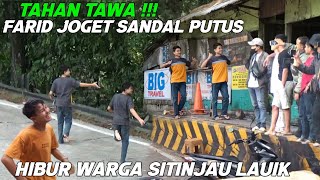 Aksi Kocak Dan Lucu, Farid Bocil Joget Jedag - Jedug Bikin Warga Dan Pkjr Terhibur Di Sitinjau Lauik