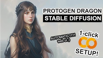Protogen Dragon - Stable Diffusion 1-CLICK Google Colab Setup