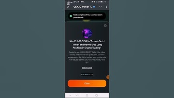 When and how to use long position in crypto trading #cexio quizes CEX.IO quizzes answers today 30 No
