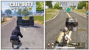 Call Of Duty Mobile VS Pubg New State - Battle Royale Comparison | CODM VS PUBG NEW STATE