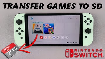 Nintendo Switch: How To Transfer Games From System Memory To SD Card