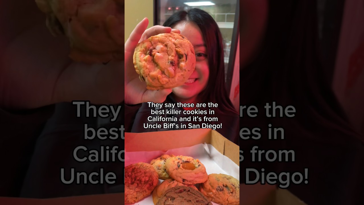 The Best California Killer Cookie in San Diego with Uncle Biff’s near Hillcrest!