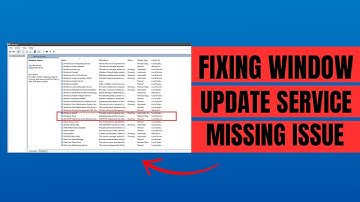 How To Fix Windows Update Service Missing Issue | Quick & Easy Tutorial