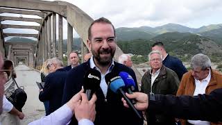 Υπογραφή συμβάσης αποκατάστασης της  γέφυρας του Μόρνου