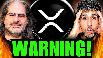 BREAKING: Ripple CTO Drops HUGE WARNING on XRP!