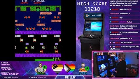 Highlight: Arcade Mode - Frogger - New High Score!