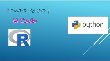 R vs Python vs M Query language Power bI