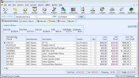QuoteWerks Tips&Tricks #6: Refreshing Items With Latest Pricing