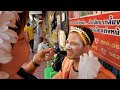 STREET FACE THREADING in CHINATOWN 🇹🇭 Bangkok Thailand "Boonyuen Threading Salon"