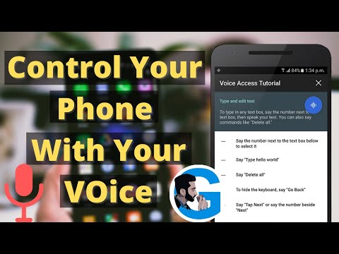 How To Control Android Mobile With VOICE Command | Google Voice Access