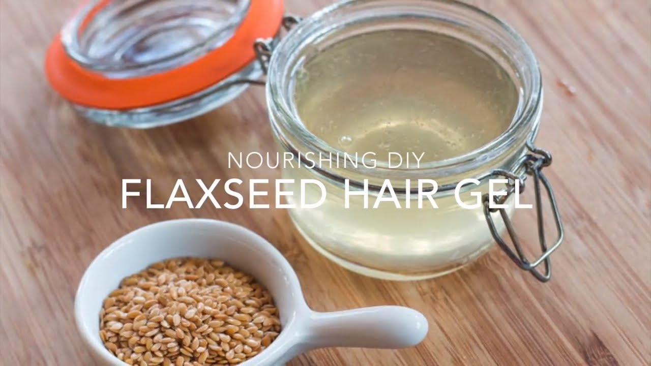 Nourishing DIY Flaxseed Hair Gel - YouTube