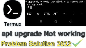 0 upgraded, 0 newly installed, 0 to remove and 1 not upgraded | apt upgrade not working 2022