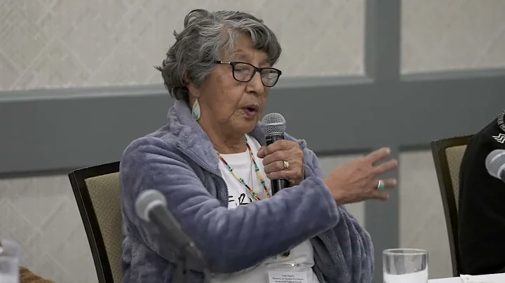 Kainai Elder Martha Day Chief at the BTDH Wellness...