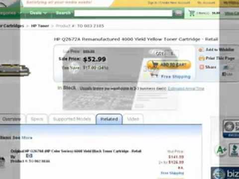 Visit SuperMediaStore.com to pick-up the HP Q2672A toner cartridge