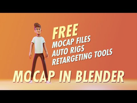 How to Use FREE MOCAP Files, Animation Retargeting Tools and Rigs in  BLENDER - YouTube