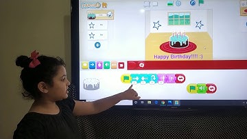 Happy Birthday greeting card in Scratch Jr  |Coding is fun|