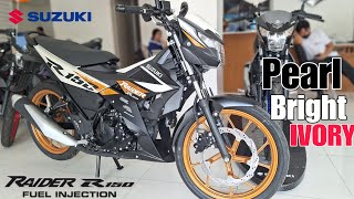 Pearl Bright Ivory- 2024 SUZUKI RAIDER 150FI  SRP 119,900 Bibili ka ba ? SPECS & FEATURES