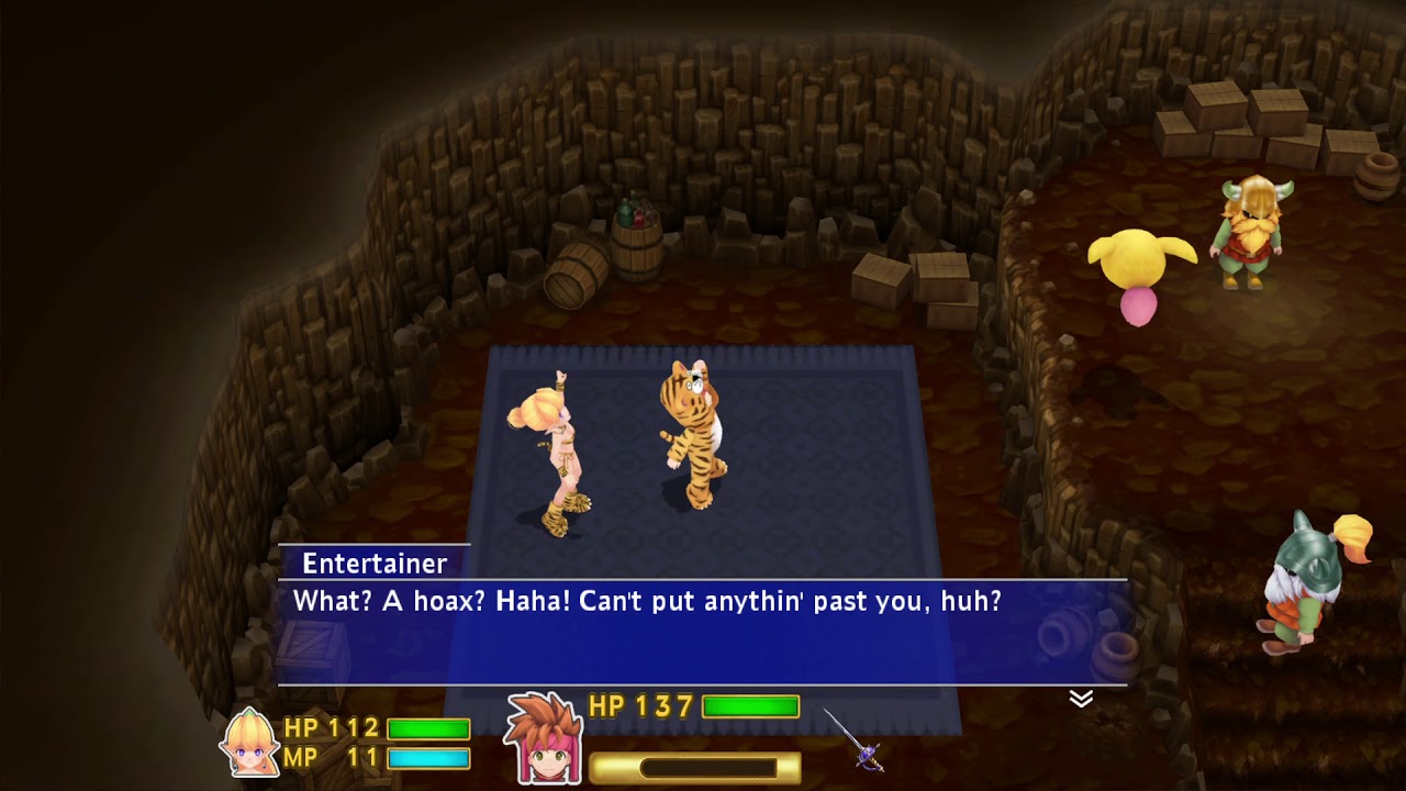 Secret of Mana World famous Dwarf Village Sideshow