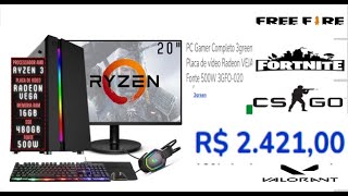 Pc Gamer Completo 3green Fps Intel Core I7 16GB
