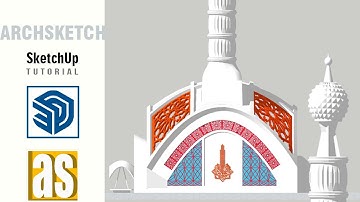 Modeling a Complex Mosque in SketchUp | SketchUp Tutorial