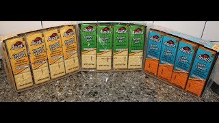 Austin Sandwich Crackers: Toasted Cheese, Pepper Jack & Four Cheese Review