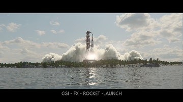 CGI - VFX - SATURN V - NASA - EFFECTS - ROCKET LAUNCH