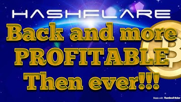 Hashflare Is BACK & More PROFITABLE Then Ever!!! - MUST WATCH