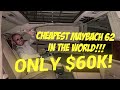Here's why this is the cheapest Maybach 62 in the world...