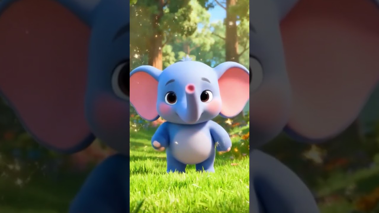 Jumpy the Tiny Elephant Loves to Dance 