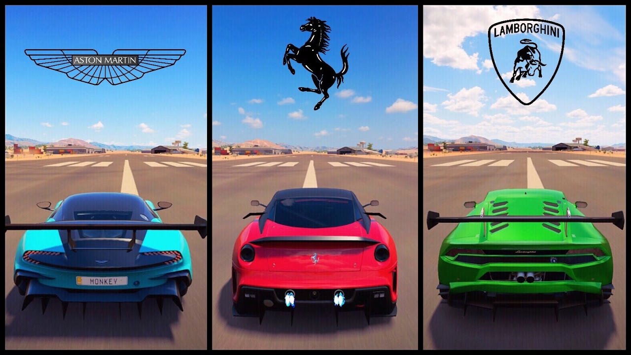 The Ultimate Battle! | Forza Horizon 3 | Vulcan vs 599XX vs Huracan GT3