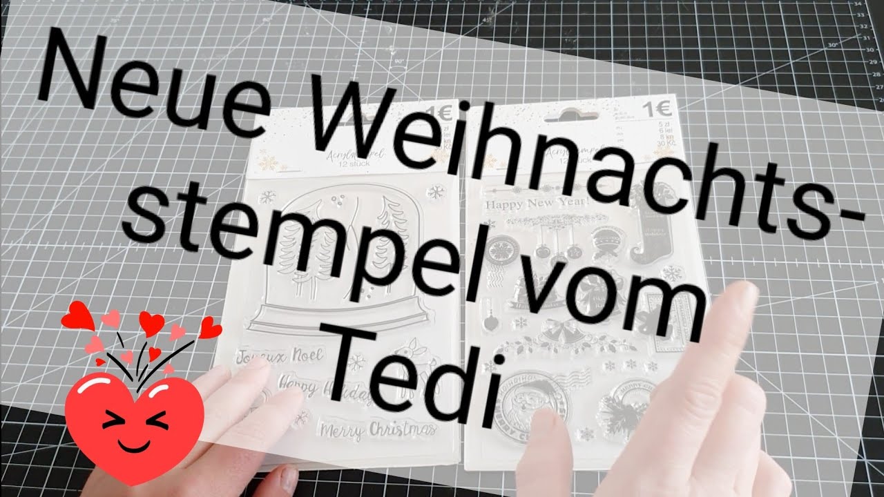 Tedi hat neue Weihnachtsstempel