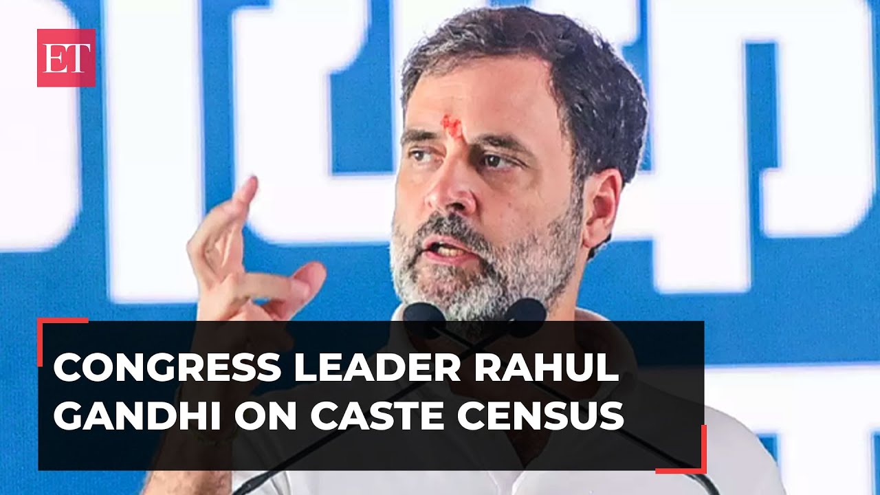 'PM Modi is scared of caste census': Congress leader Rahul Gandhi in ...