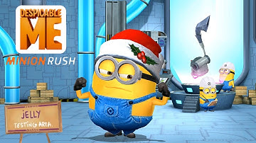 Minion rush Santa Jerry minion jelly lab prison PC android gameplay Despicable me minions