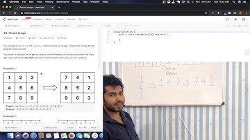 Leetcode - 48 : Rotate Image | Solution Explained | Java