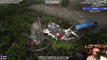 Late night 7 Days! Twitch Integration! Death counter! 0 Deaths tonight! 1st play! Try and kill me mw