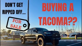 Top 10 Tips For Buying A Used Tacoma!