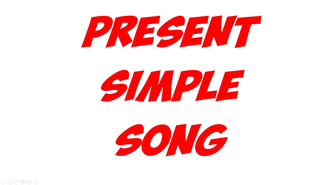 SIMPLE PRESENT TENSE SONG YouTube