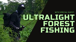 FOREST ULTRALIGHT FISHING for BUJUK - KUYING FREESTYLE WALKER  TRAVEL ROD UL