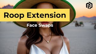 how to face swap in stable diffusion | roop extension