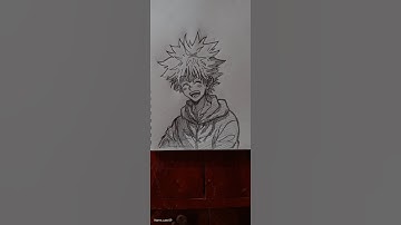 I Drew Killua #short #shorts #hunterxhunter #killua