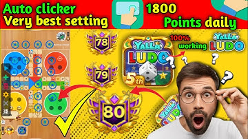How to play auto game yalla ludo |yalla ludo leavel up trick|Auto clicker best setting in yalla ludo